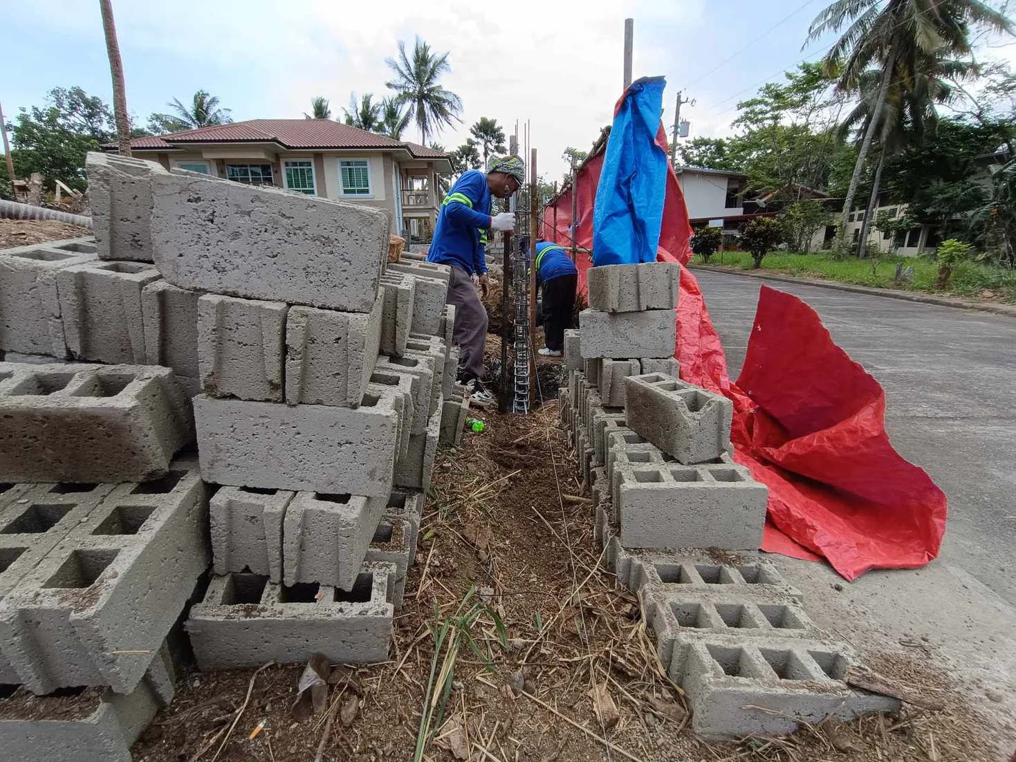 Concreting and Masonry Works — High End Bungalow Phase 1